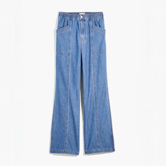 Madewell Denim Pull-On Flare in Reeves Wash - Effortless Chic - Picture 5 of 10